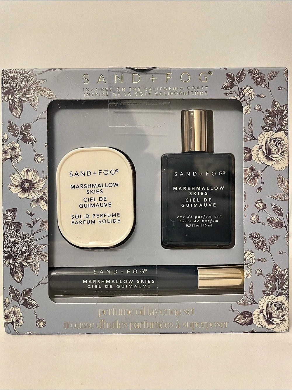 SAND + FOG Marshmallow Skies Perfume Oil Layering Set